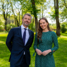 Kong Harald og Dronning Sonja inviterte til lunsj på Bygdø kongsgård. Der var også Prinsesse Ingrid Alexandra til stede. Kong Frederik er en av Prinsessens faddere. Foto: Simen Løvberg Sund, Det kongelige hoff