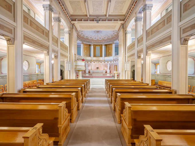 Slottskapellet. Foto: Øivind Möller Bakken, Det kongelege hoff